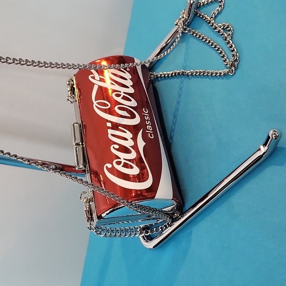 Classic Coca-Cola Can Crossbody Mini Handbag - Picture 2 of 11